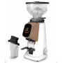 Fiorenzato AllGround Coffee Grinder Arctic White Matt Walnut 230V EU Dark-T Titanium