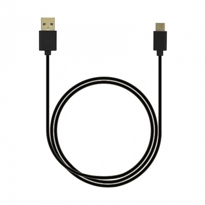 Emporia DATA-TC-GNG-B USB-A to USB-C Cable 1 m Black