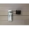 Master Lock 7640EURDBLK Combination Padlock 40mm Body Width, Hardened Steel Shackle, 4-Dial Resettable, Silver/Grey