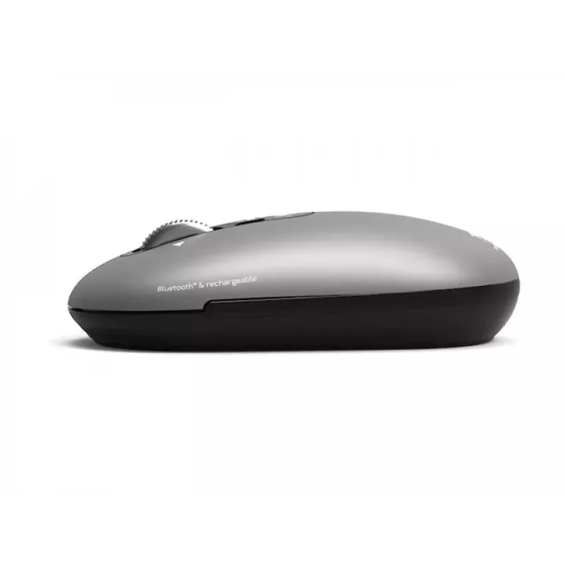 PORT Designs PORT Connect Professional PURE Wireless Rechargeable Mouse - Optical - 4 Buttons - 2.4 GHz, Bluetooth - USB Receiver - Black