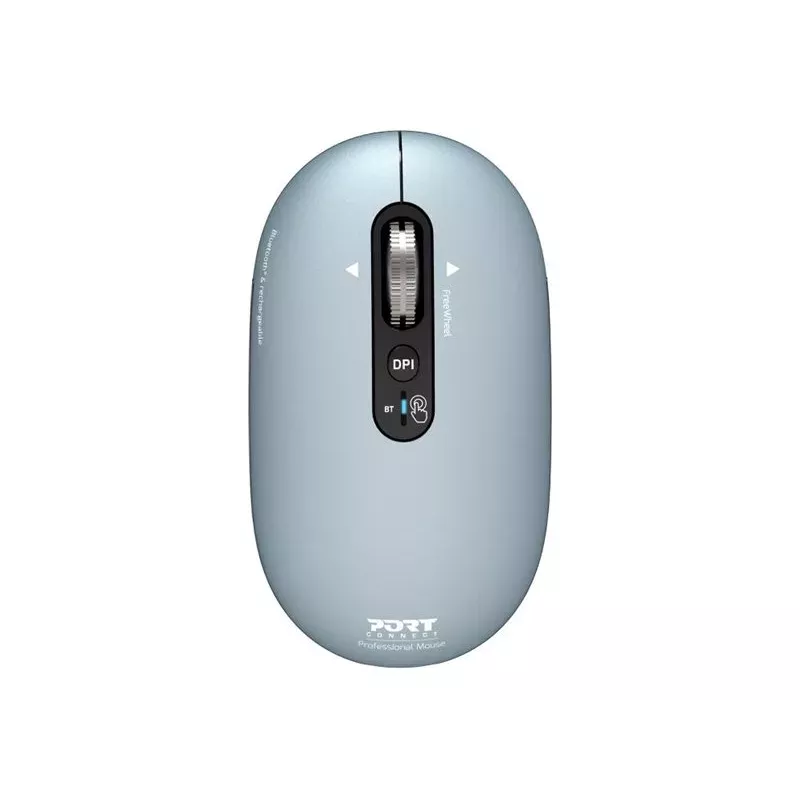 PORT Designs Pure MAC Rechargeable Bluetooth Mouse - Storm Grey - 3200 DPI