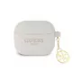 Guess GUA3LSC4EG Silicone Charm Cover for AirPods 3 (Grey) - 4G Collection