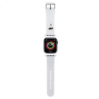 Karl Lagerfeld 3D Rubber Karl Head Apple Watch Strap 38/40/41mm White
