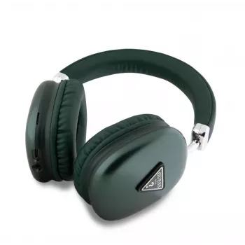 Guess Over-Ear Bluetooth 5.3 Headphones 4G Triangle Logo Khaki