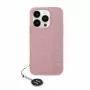 Karl Lagerfeld KLHCP15XPSAKDGCP Saffiano Rhinestones & Charm Hard Case for Apple iPhone 15 Pro Max 6.7 inch Pink