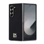 DKNY DKHMZFD6PSHRPSK Repeat Pattern Stack Logo Case for Samsung Galaxy Z Fold6 - Black