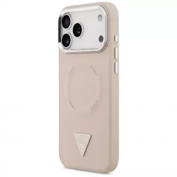 Guess Triangle Logo MagSafe Case for iPhone 17 Pro (Pink)