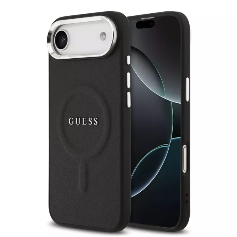 Guess Classic Logo MagSafe Case for iPhone Air - Black