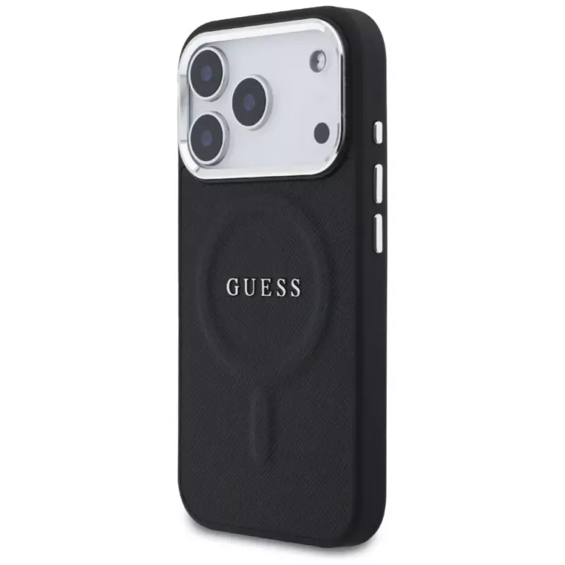 Guess Classic Logo MagSafe Case for iPhone 17 Pro Black