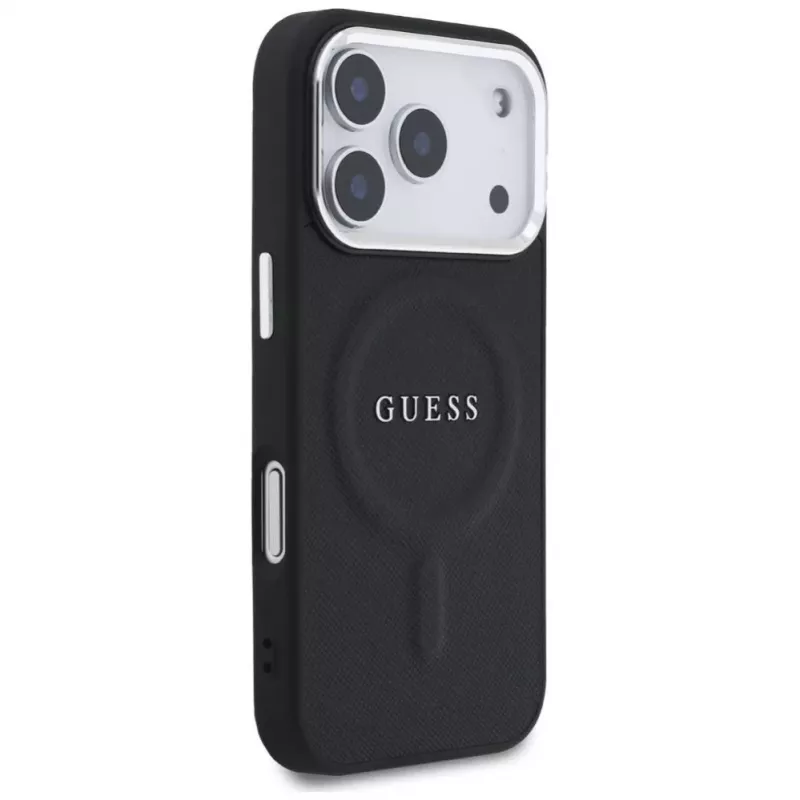 Guess Classic Logo MagSafe Case for iPhone 17 Pro Black