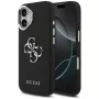 Guess Grained Big 4G Classic Logo Case for iPhone 17, Black