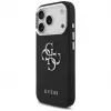 Guess Grained Big 4G Classic Logo Case for Apple iPhone 17 Pro, Black