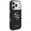 Guess Grained Big 4G Classic Logo Case for Apple iPhone 17 Pro, Black