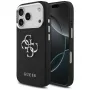 Guess Grained Big 4G Classic Logo Case for Apple iPhone 17 Pro, Black