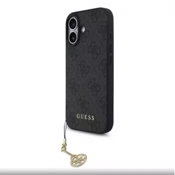 Guess 4G Charms Collection MagSafe Case for iPhone 17 (Black)