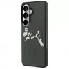 Karl Lagerfeld IML KC Script MagSafe Case for Samsung Galaxy S24 Ultra Black