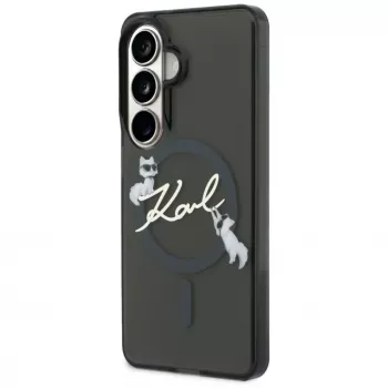 Karl Lagerfeld IML KC Script MagSafe Case for Samsung Galaxy S24 Ultra Black
