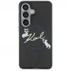 Karl Lagerfeld IML KC Script MagSafe Case for Samsung Galaxy S24 Ultra Black