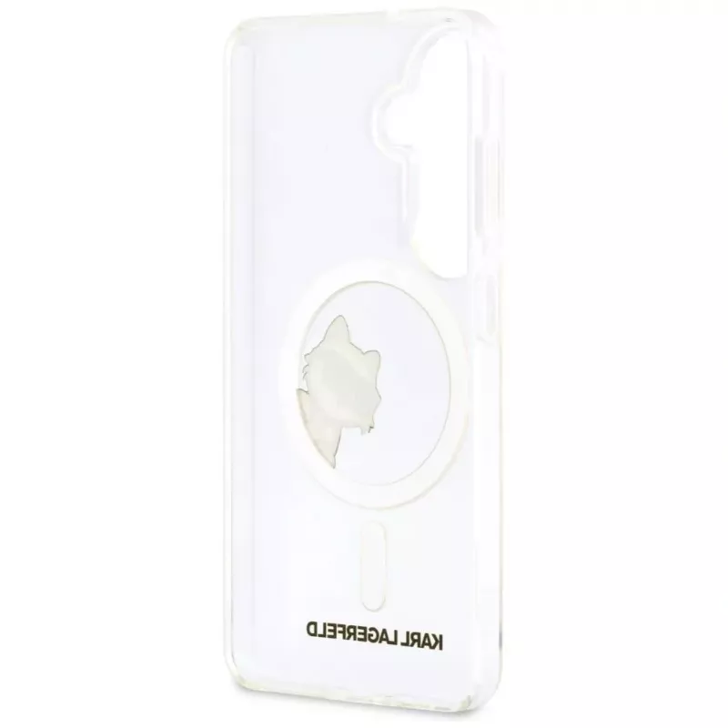 KARL LAGERFELD IML Peekaboo Choupette MagSafe Case for Samsung Galaxy S26, Transparent