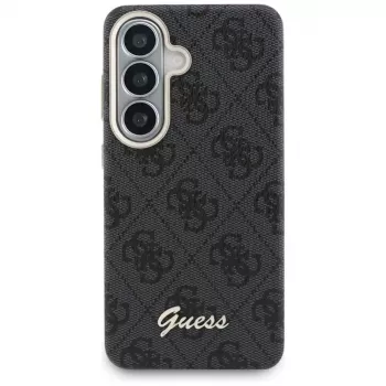 Guess 4G Script MagSafe Case for Samsung Galaxy S26 Black