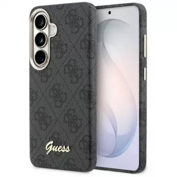 Guess 4G Script MagSafe Case for Samsung Galaxy S26 Black