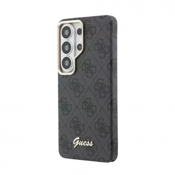 Guess 4G Script MagSafe Case for Samsung Galaxy S26 Ultra (Black)