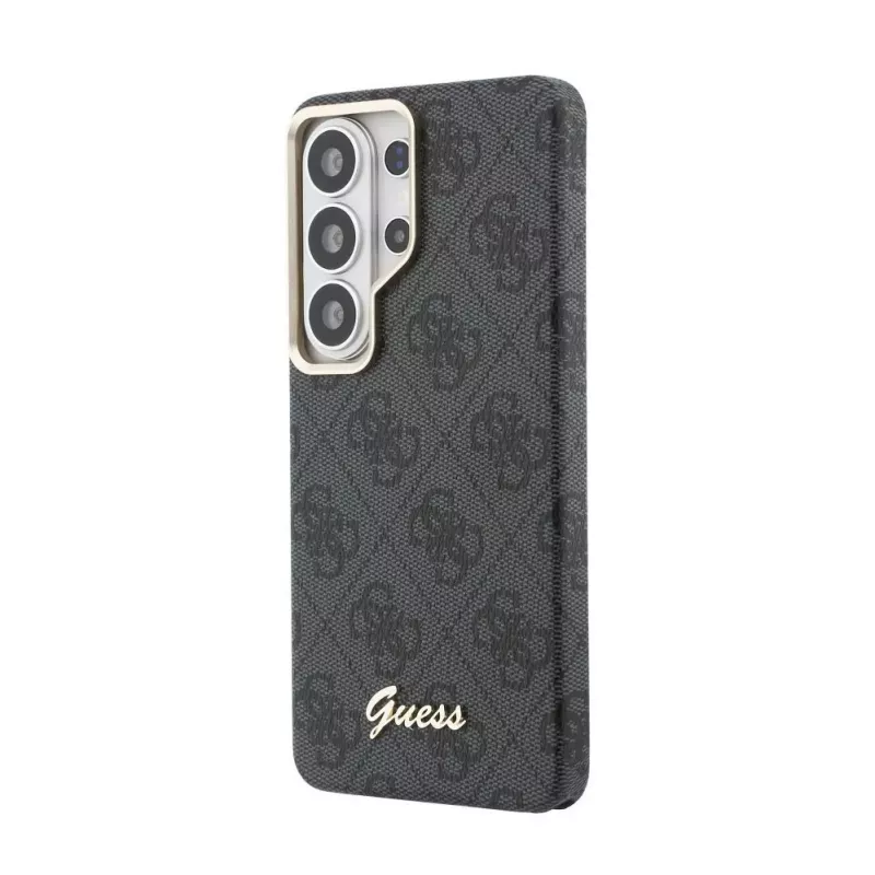 Guess 4G Script MagSafe Case for Samsung Galaxy S26 Ultra (Black)