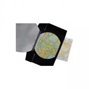 MAUL LED Magnifying Lamp Vitrum with Clamp Base Black