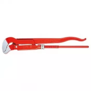 KNIPEX Adjustable Pipe Wrench Type S 0.5 - 10 inch (250 mm) - Chrome Vanadium Electric Steel - Red Powder-Coated