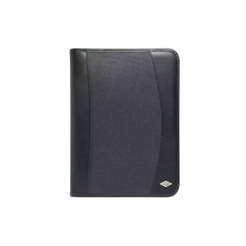 WEDO Organizer ELEGANCE - Zippered Case for Tablet - Synthetic Leather, Textured Nylon - Black - 10.5