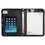 WEDO Organizer ELEGANCE - Zippered Case for Tablet - Synthetic Leather, Textured Nylon - Black - 10.5