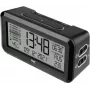 TFA 60.2562.01 Digital Radio Alarm Clock with Room Climate BOXX2, Black/Silver
