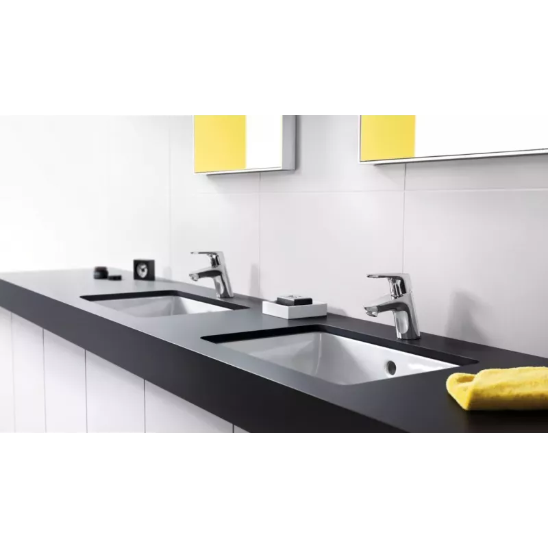 Hansgrohe Focus E2 Basin Mixer 3173 Chrome Single Lever Deck-Mounted with Pop-Up Waste