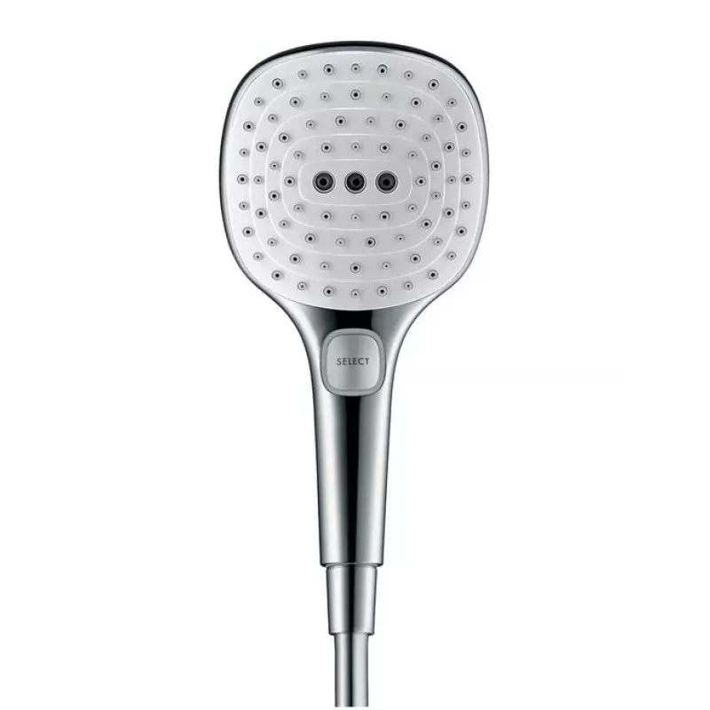 Hansgrohe Raindance Select E 120 3-Spray Modes EcoSmart Hand Shower Chrome 26521000