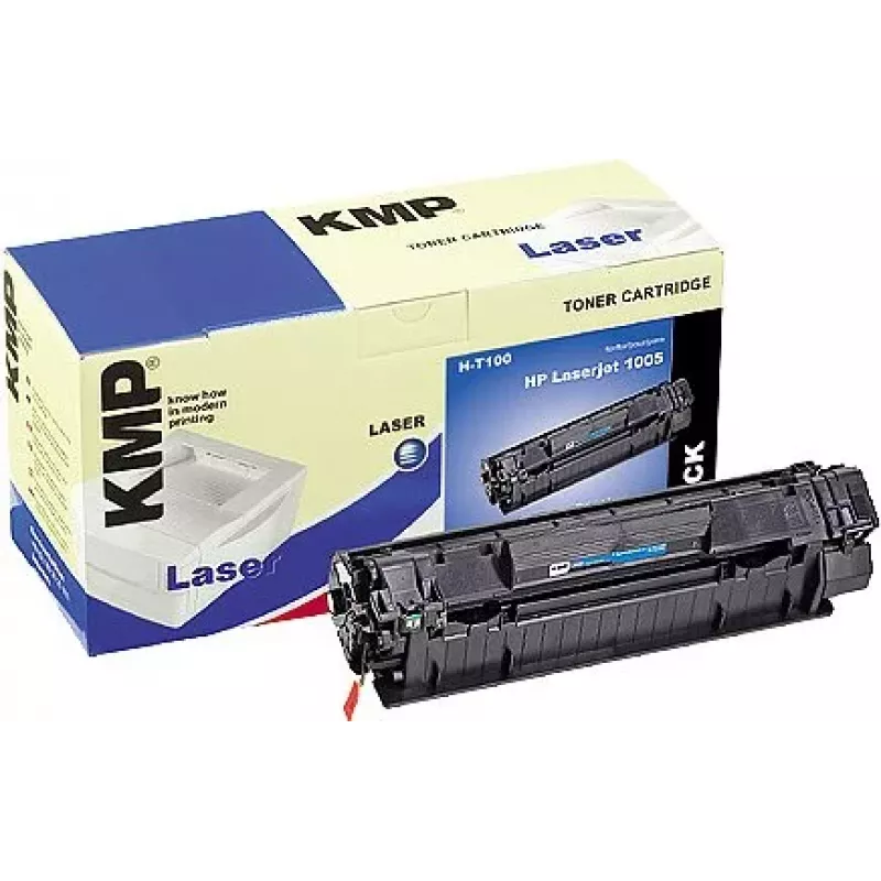 KMP H-T100 Compatible Toner Cartridge Black 80g (Alternative to HP 35A) for HP LaserJet P1005, P1006