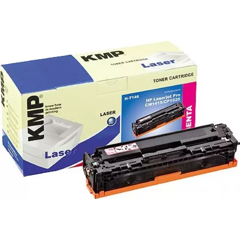 KMP H-T146 Compatible Toner Cartridge Magenta for HP Color LaserJet Pro CP1525n, CP1525nw, LaserJet Pro CM1415fn, CM1415fnw