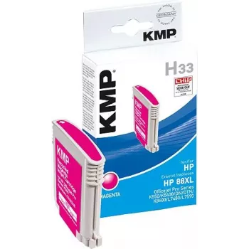 KMP H33 - 17 ml - Magenta - Compatible - Ink Cartridge (Alternative to HP 88) - for HP Officejet Pro K550