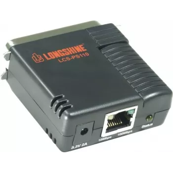 Longshine LCS-PS110-A Print Server 10/100 Mbps 1x Parallel Port