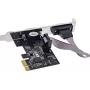 Longshine LCS-6321M PCI Express x1 2-Port RS232 Serial I/O Card with Low Profile Bracket