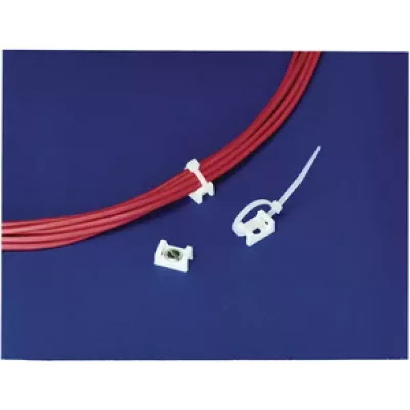 HellermannTyton KR 8-G5 Cable Clip White 100 Pieces