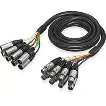 Behringer GMX-300CM 8-Channel Multicore Audio Snake Cable 3m (10ft) XLR Female to XLR Male