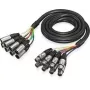 Behringer GMX-300CM 8-Channel Multicore Audio Snake Cable 3m (10ft) XLR Female to XLR Male