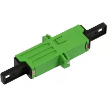 SYNERGY21 E-2000 APC Simplex Pigtail, Single-mode, 2m, PVC, Ceramic Ferrule, Green Connector