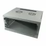 ALLNET 19-inch Wall-Mounted Housing 9U W541/D595mm 1-Piece Light Grey SMQ Series