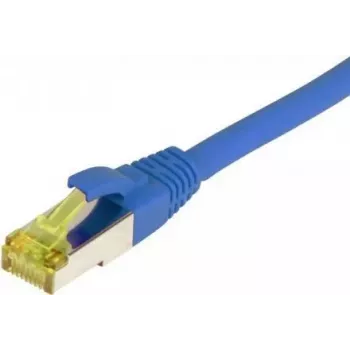 SYNERGY21 Patch Cable RJ45, CAT6A 500MHz, 15m, Blue, S/FTP, TPE/LSZH (Ultraflex), AWG26, with Cat.7 Raw Cable