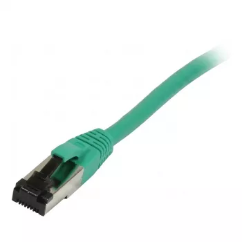 Synergy21 Patch Cable RJ45, CAT8.1 2000MHz, 0.25m, Green, S/FTP, TPE/LSZH (SuperFlex), AWG26
