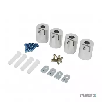 Synergy 21 LED Light Panel Surface Mount Frame Kit Cylinder for V1 & V2 Panels White