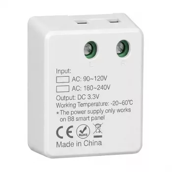 SYNERGY21 Smart Panel B8 LED Remote Control with Power Supply for MiLight/MiBoxer (PER1)