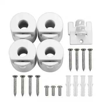Synergy 21 LED Light Panel Mounting Kit Cylinder for V3 PRO Panel White
