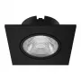 SYNERGY21 LED Recessed Ceiling Spotlight Helios Black - Square + Tilting - Neutral White 4000K 5W 400lm